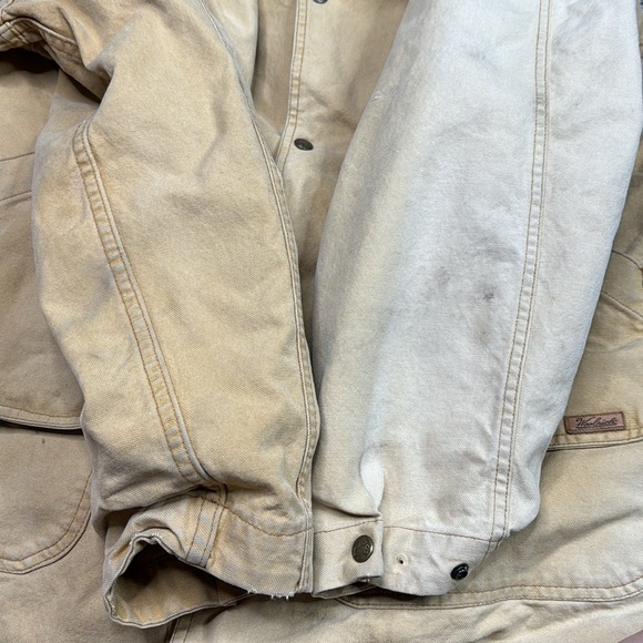 Vintage Woolrich Wool Blanket Lined Canvas Chore Jacket Large - Picture 11 of 14